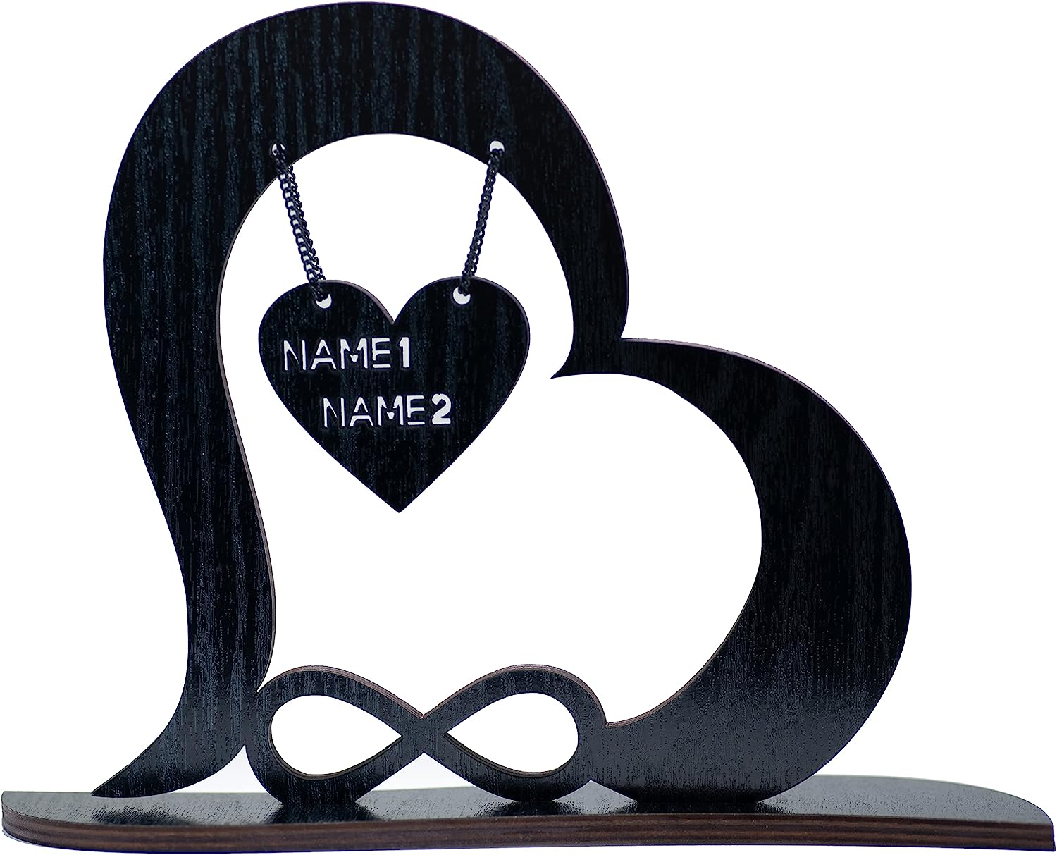 Liebesgeschenk ewige Liebe Hochzeitsgechenk personalisiert mit Zwei Namen zum Jahrestag Hochzeitsgeschenk