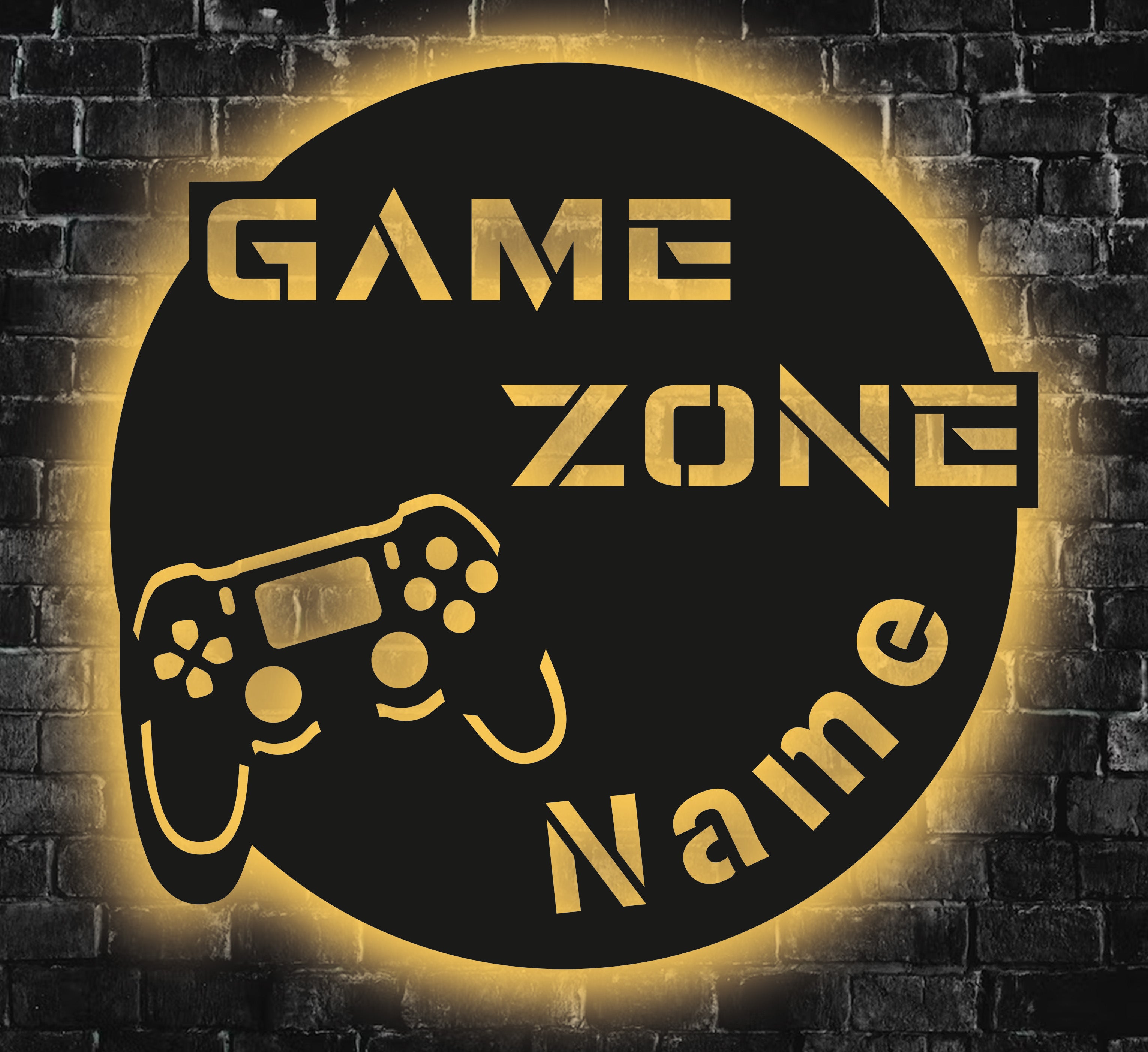 WALUNA® Gamer Gaming Zone Led Geschenk für Gamer Geburtstagsgeschenk Deko Zubehör für Gaming Zimmer